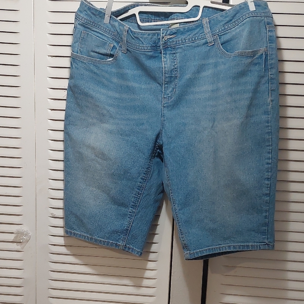 Blue Denim Shorts